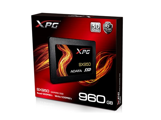 Adata startuje prodej SSD XPG SX950 s 3D MLC NAND flash čipy