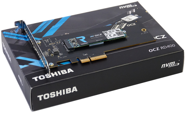 OCZ RD400 512 GB - První M.2 NVMe SSD od Toshiby v testu 