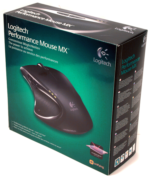 Logitech MX Performance - myš, co jezdí i na skle!