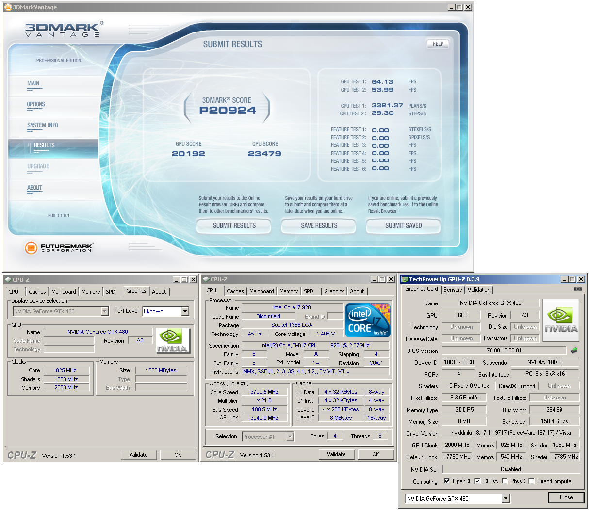 GeForce GTX 470 a GTX 480 - Rozsáhlý test Fermi GF100