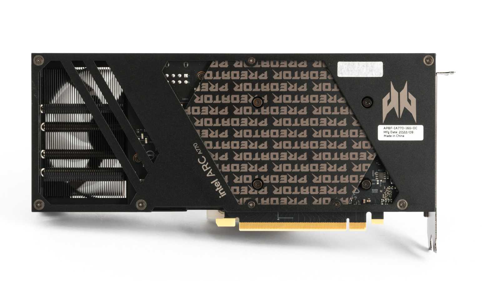 Acer Predator BiFrost Intel Arc A770 OC: 16 GB paměti za devět tisíc