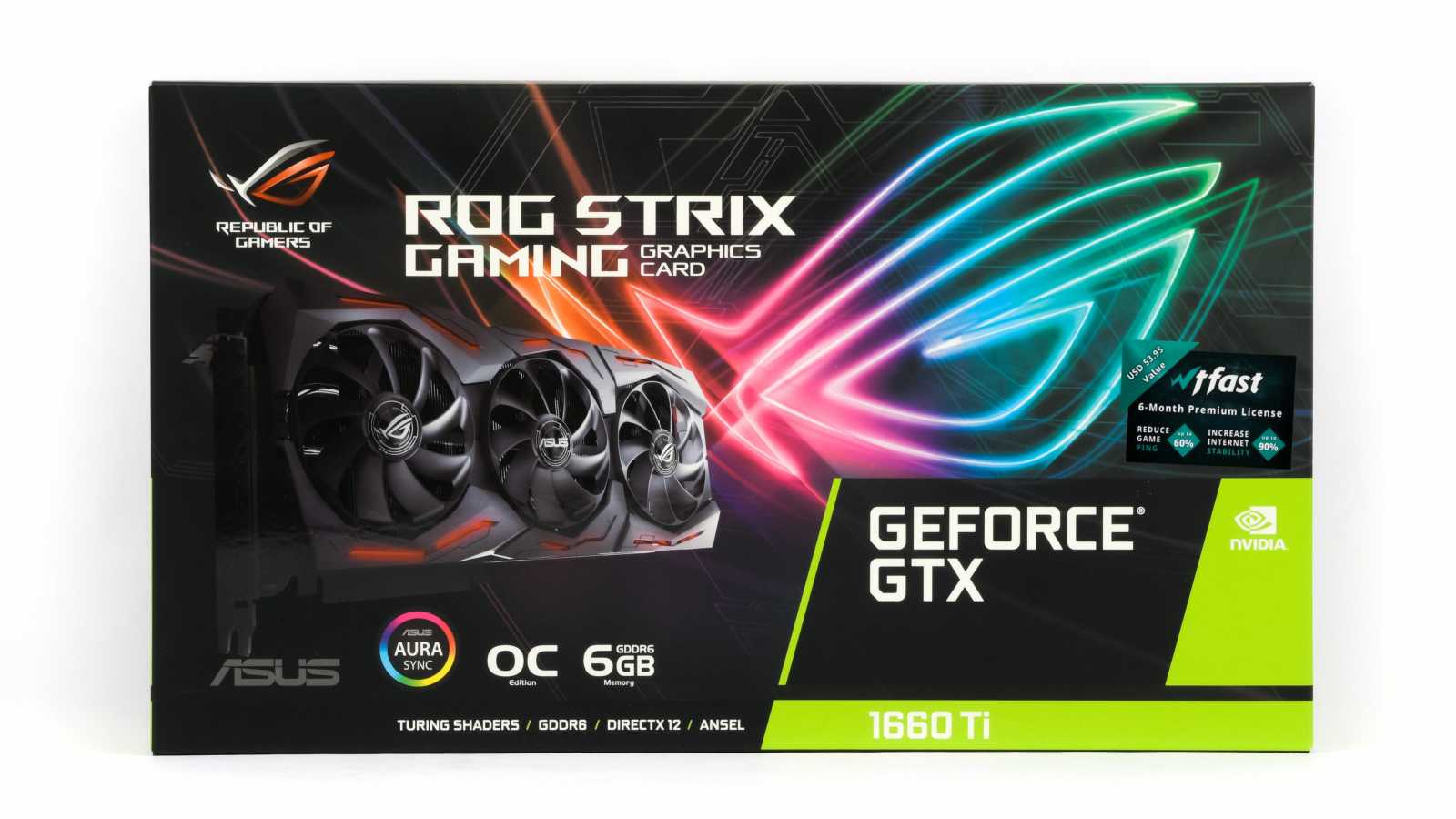 Asus ROG Strix GF GTX 1660 Ti O6G: ve všech ohledech šílená