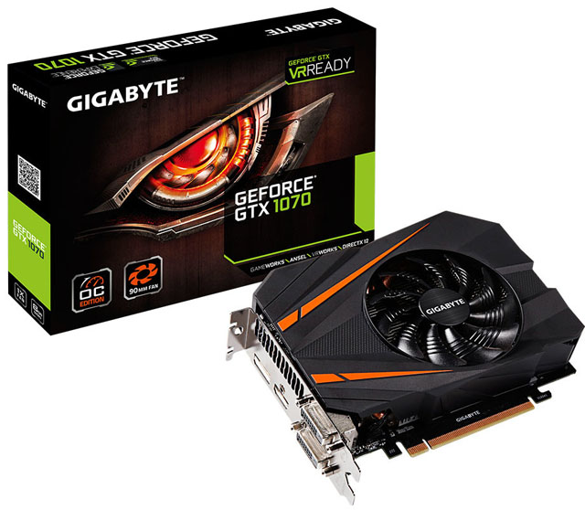 Gigabyte nabídne GeForce GTX 1070 ve zmenšené verzi ITX