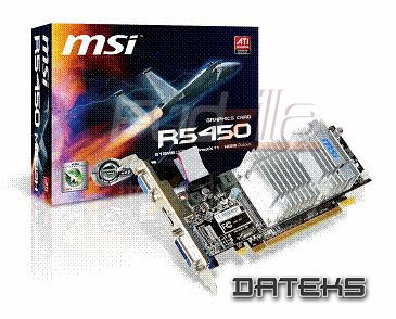 První Radeon HD 5450 v předprodeji - MSI R5450