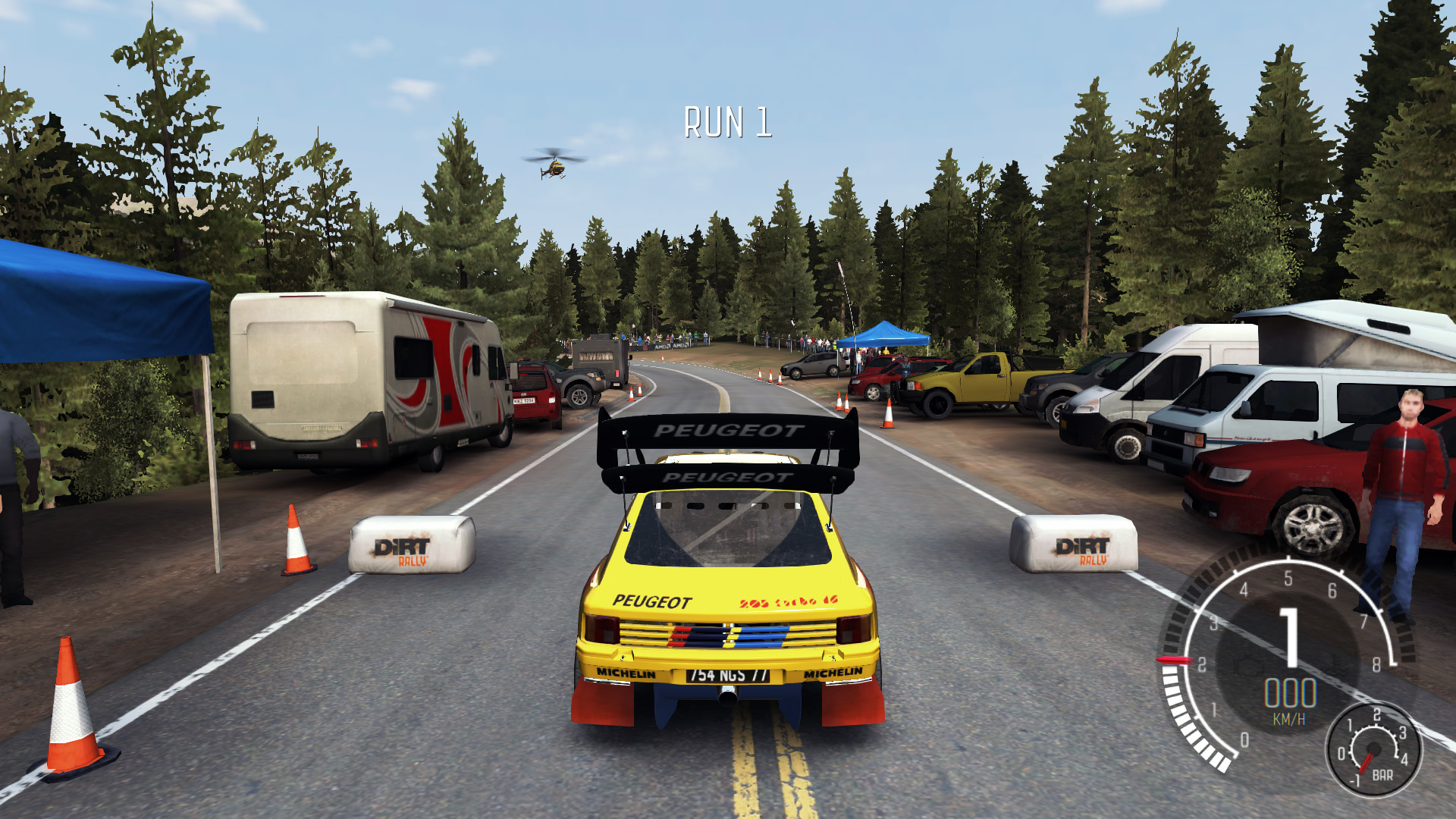 Dirt Rally: rozbor hry a vlivu nastavení detailů na výkon