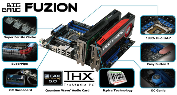   MSI "Big Bang" Fuzion - Lucid Hydra 200 v akci