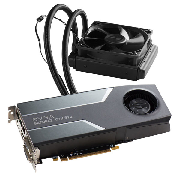 EVGA nabízí grafiku GTX 970 s hybridním chladičem