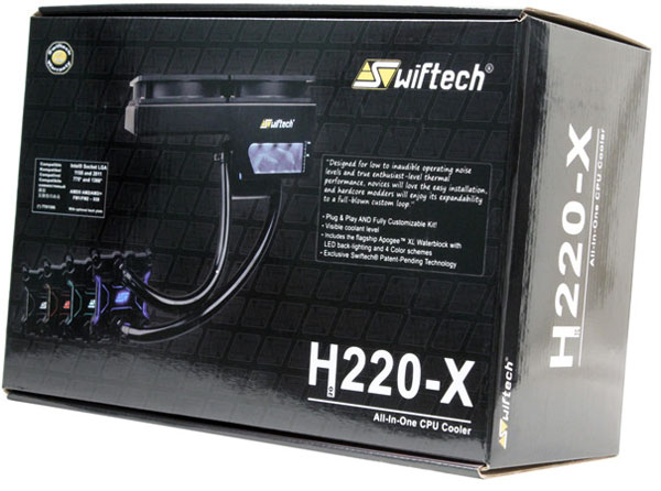 Swiftech H220-X: výkonná souprava vodního chlazení CPU pro nadšence i amatéry