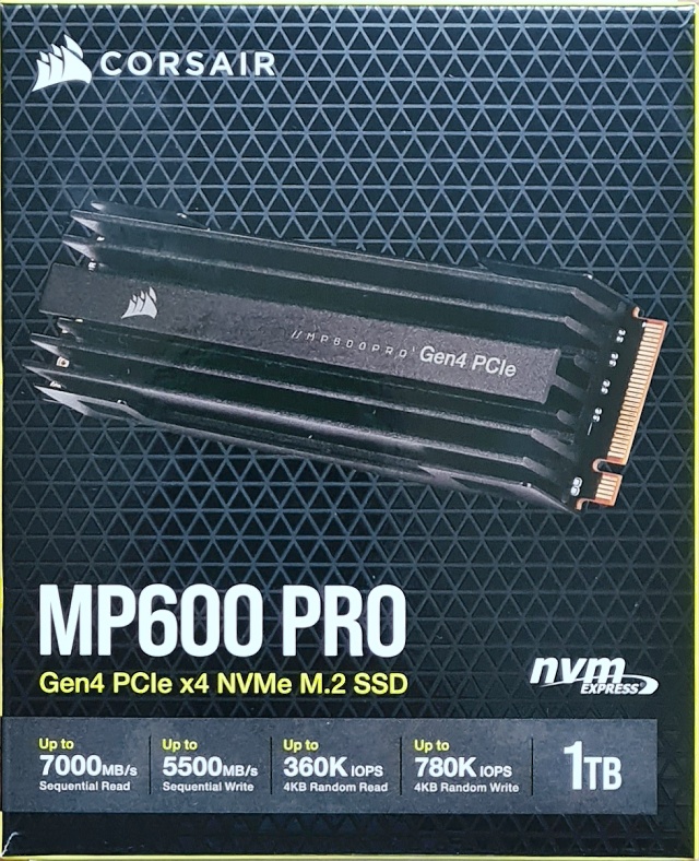 Corsair MP600 Pro 1TB: Špičkový disk pro M.2 s chladičem 