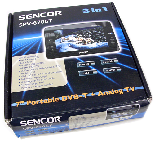 Sencor SPV 6706T - 7 mobilní televize