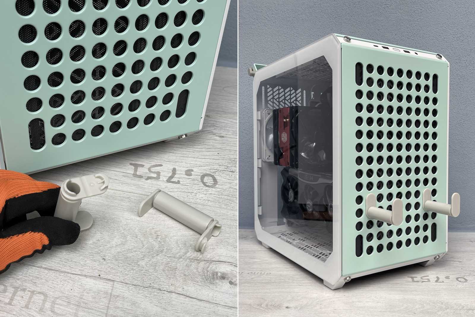 Test skříně Cooler Master Qube 500 FlatPack: Udělej si sám