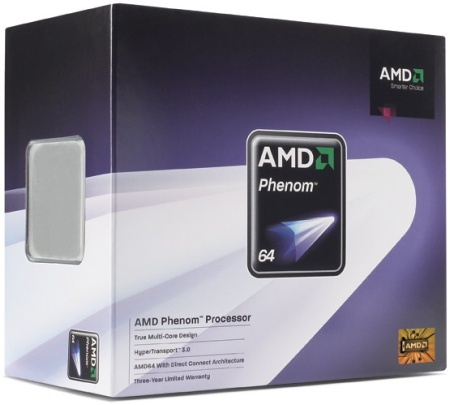 AMD Phenom X3 8750 - první tříjádrový procesor na trhu