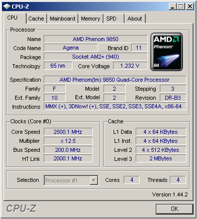 AMD Phenom X4 9850 Black Edition: 3GHz? žádný problém!