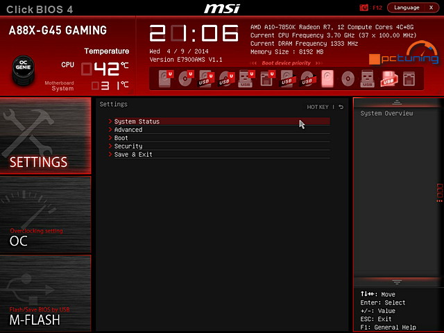 MSI A88X-G45 Gaming: luxusní design i výbava