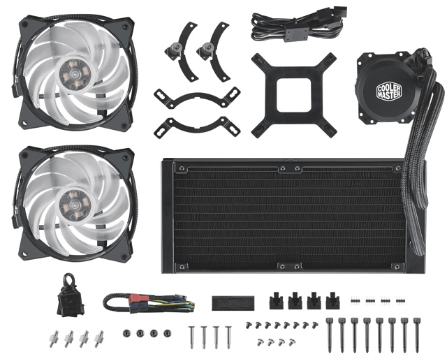 Cooler Master ML240R RGB – AiO vodní kit (pro CPU)