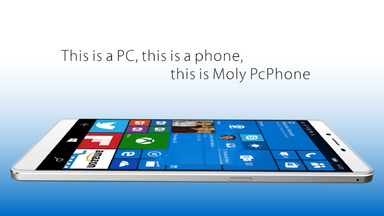 Do prodeje se chystá Moly PcPhone W6 s Windows 10 Mobile