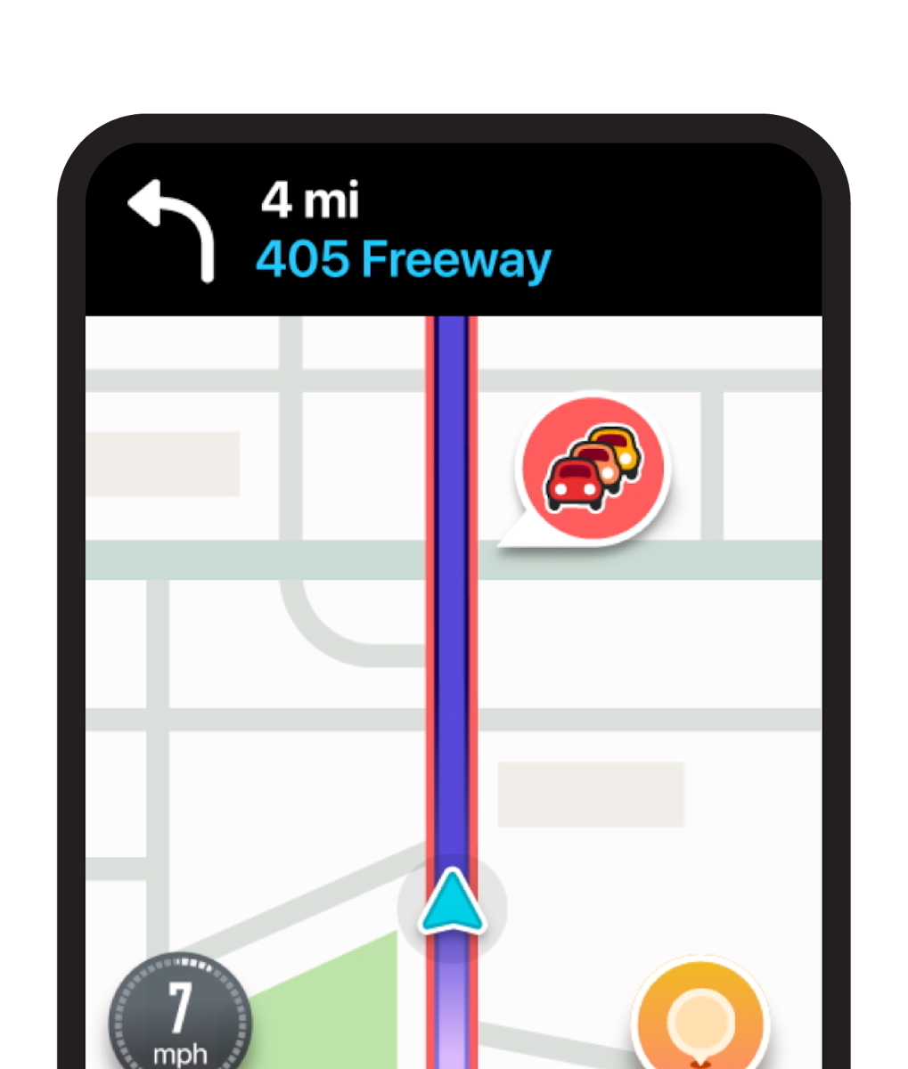 Navigace Waze