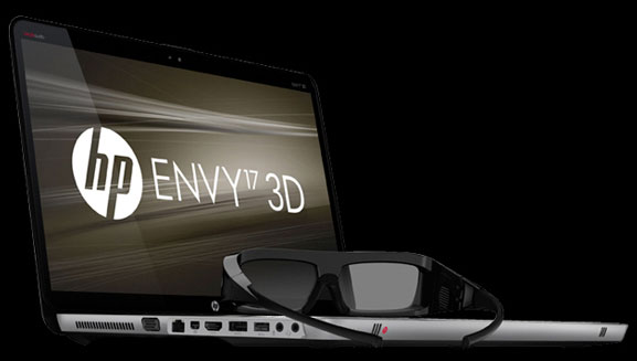 Envy17 3D – notebook od HP s Radeonem HD 5850 a aktivními 3D brýlemi
