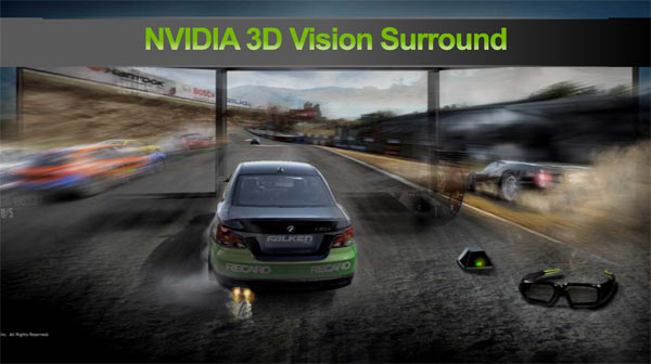 NVIDIA 3D Vision Surround — obklopte se třetím rozměrem