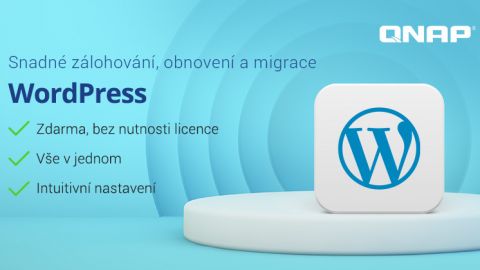 QNAP nabídne zdarma nástroj pro automatické zálohování a migraci oblíbeného CMS Wordpress