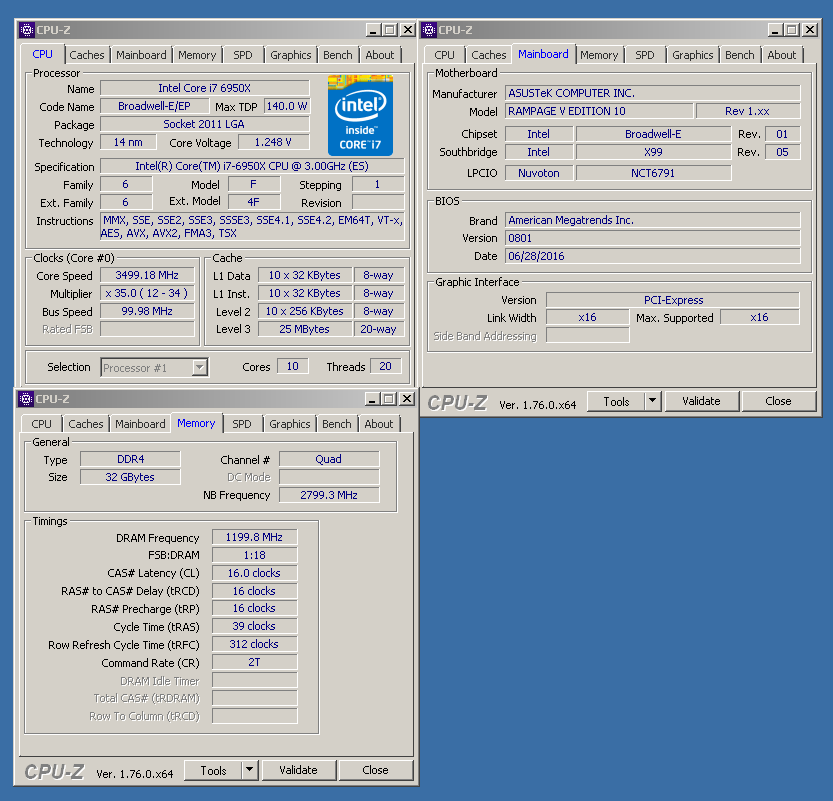 Přetaktování monstra Intel Core i7-6950X Broadwell-E