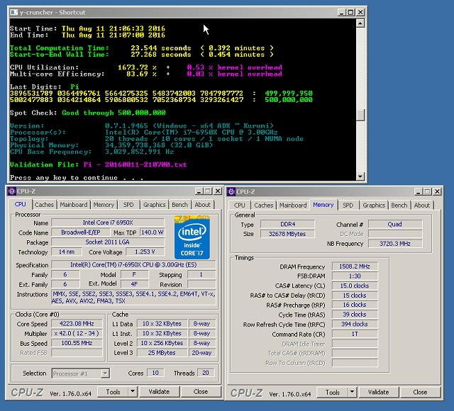 Přetaktování monstra Intel Core i7-6950X Broadwell-E