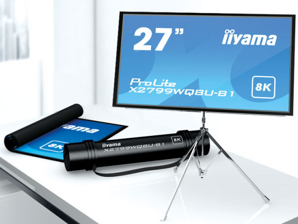 iiyama představila svůj první rolovací OLED displej s vysokým rozlišením