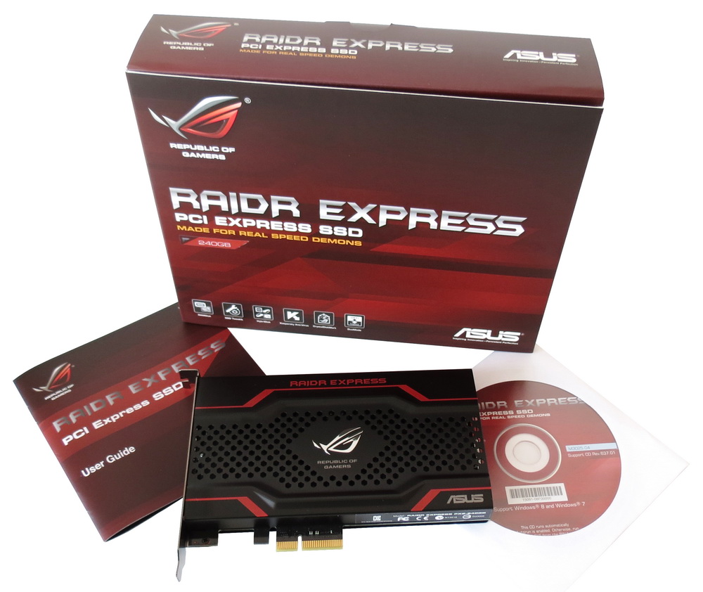 Asus RAIDR Express – ohromující SSD na PCI-E kartě