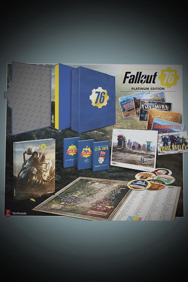 Platinová edice hry Fallout 76 neobsahuje Fallout 76