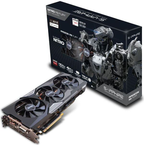 Grafická karta Radeon R9 FURY – Sapphire NITRO R9 FURY