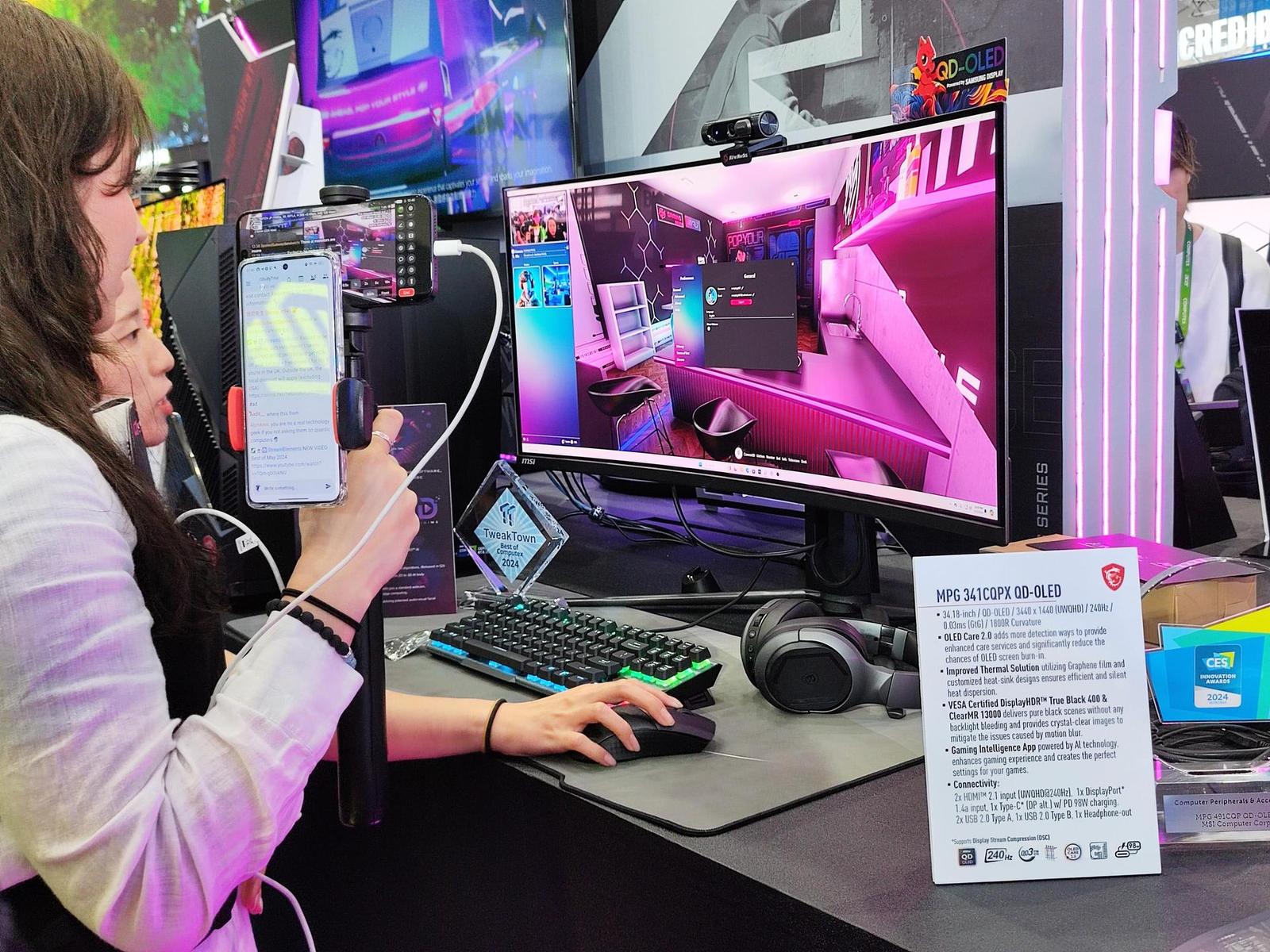 Computex 2024 – MSI notebooky s AI, aktualizovaný Claw a stylové grafiky