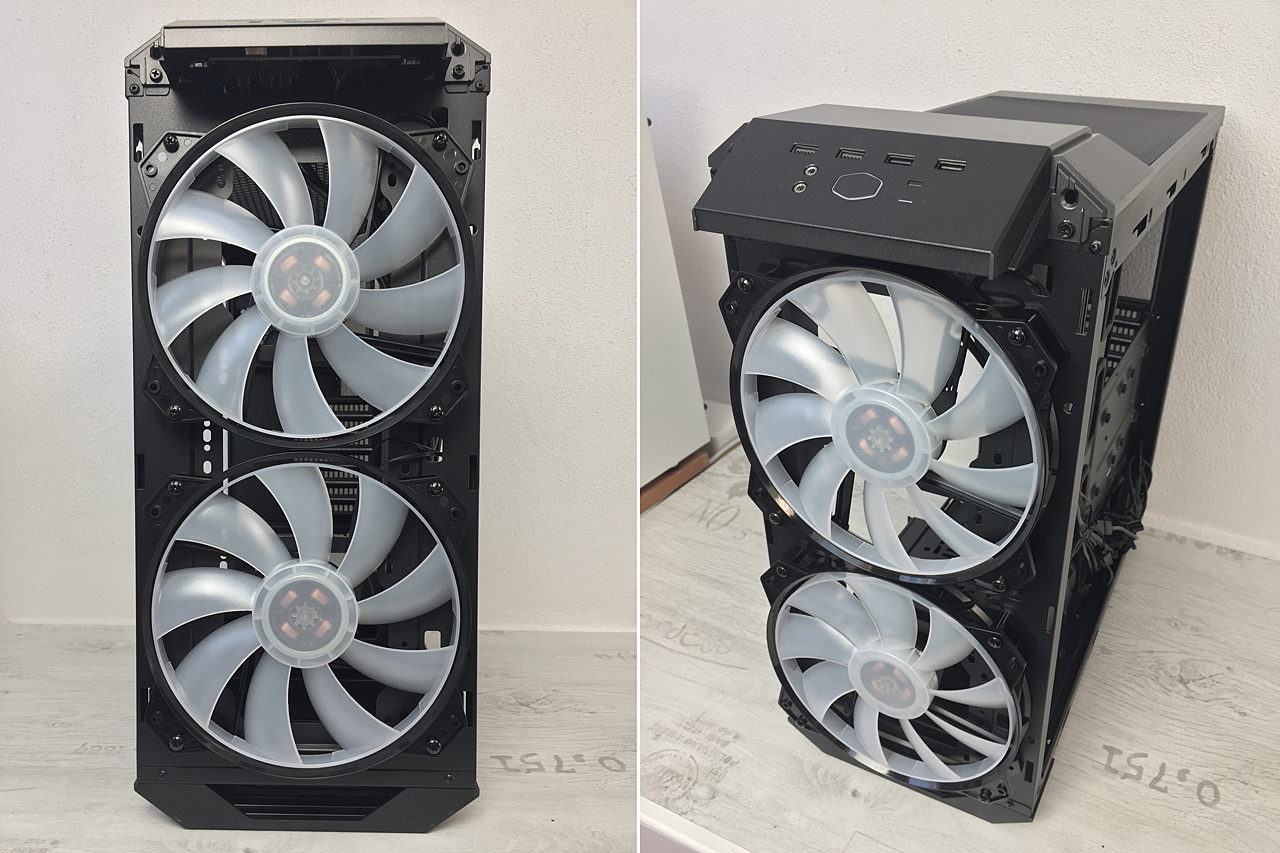 Cooler Master MasterCase H500 ARGB – nejnižší HAF