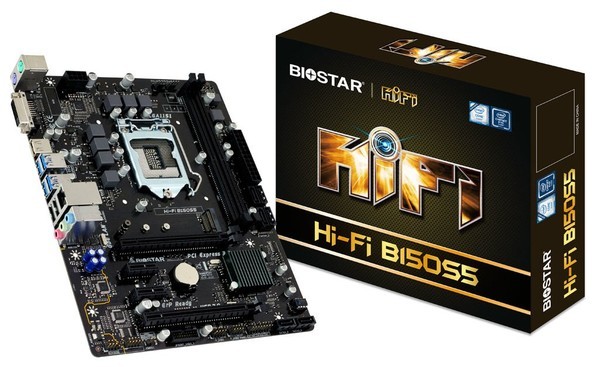 Nová základní deska řady Hi-Fi od Biostaru má formát micro-ATX a čipset B150