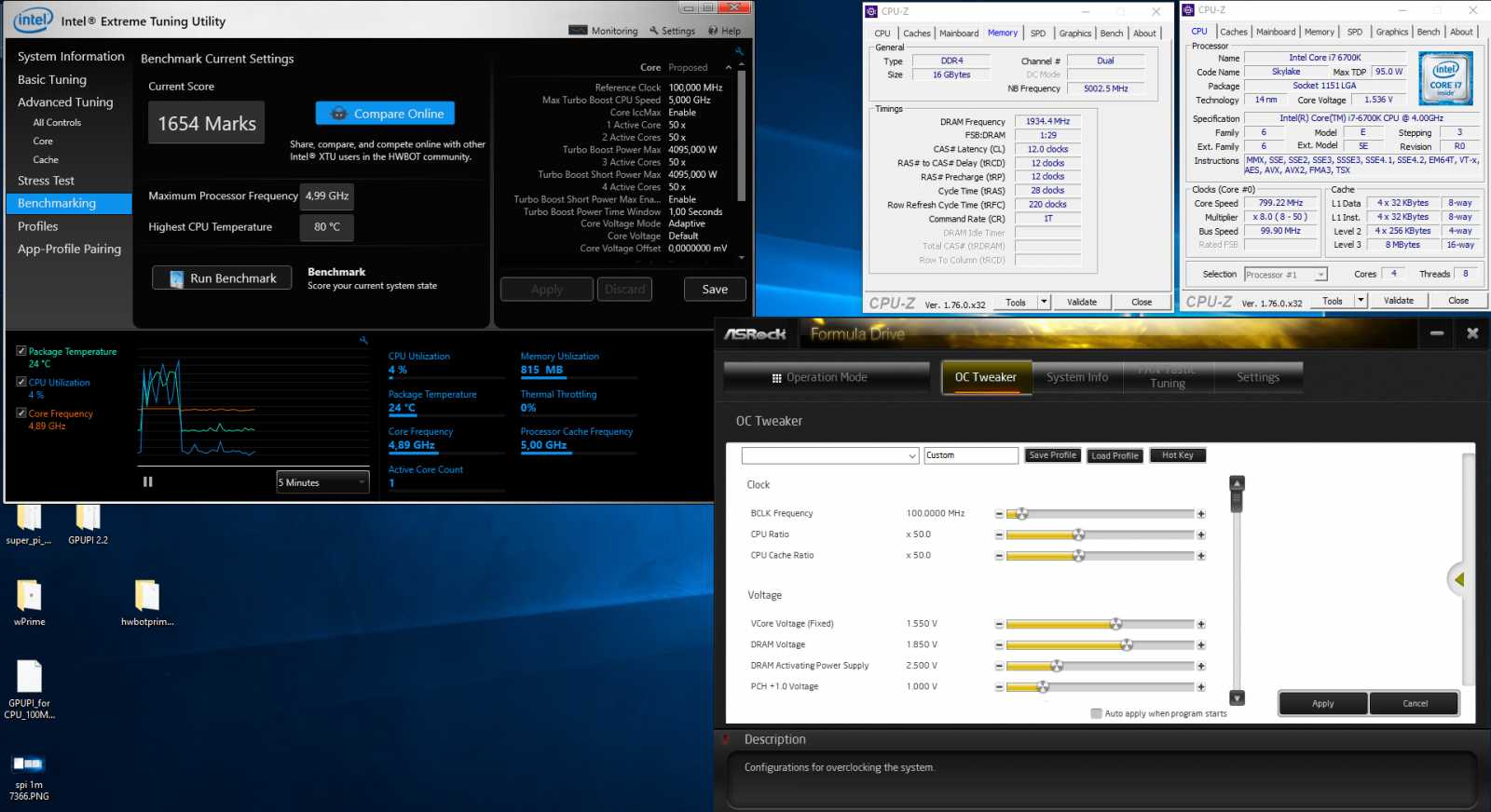 Taktujeme Intel Core s ASRock Z170M OC FORMULA