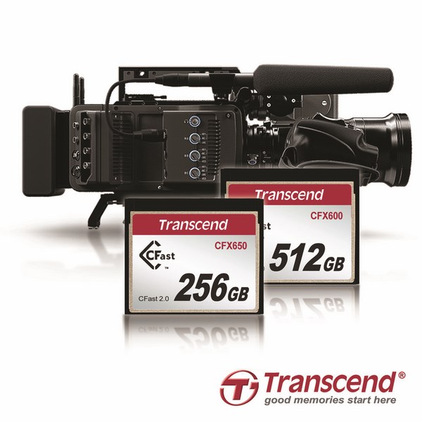 Transcend CFX600 a CFX650: nové paměťové karty určené pro profesionální nahrávání v rozlišení 4K