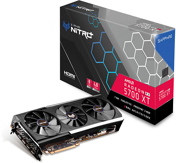 Grafická karta AMD Radeon RX 5700 XT – Sapphire Radeon NITRO+ RX 5700 XT 8G