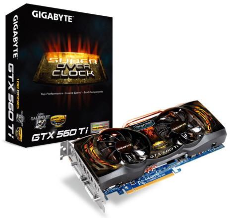 Gigabyte uvede přetaktovanou GeForce GTX 560 Ti z řady Super Overclock