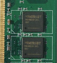 2xPatriot DDR2 dual-channel kit