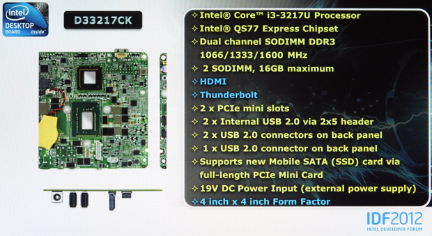 Intel NUC – počítač 11 × 11 cm s Intel Ivy Bridge