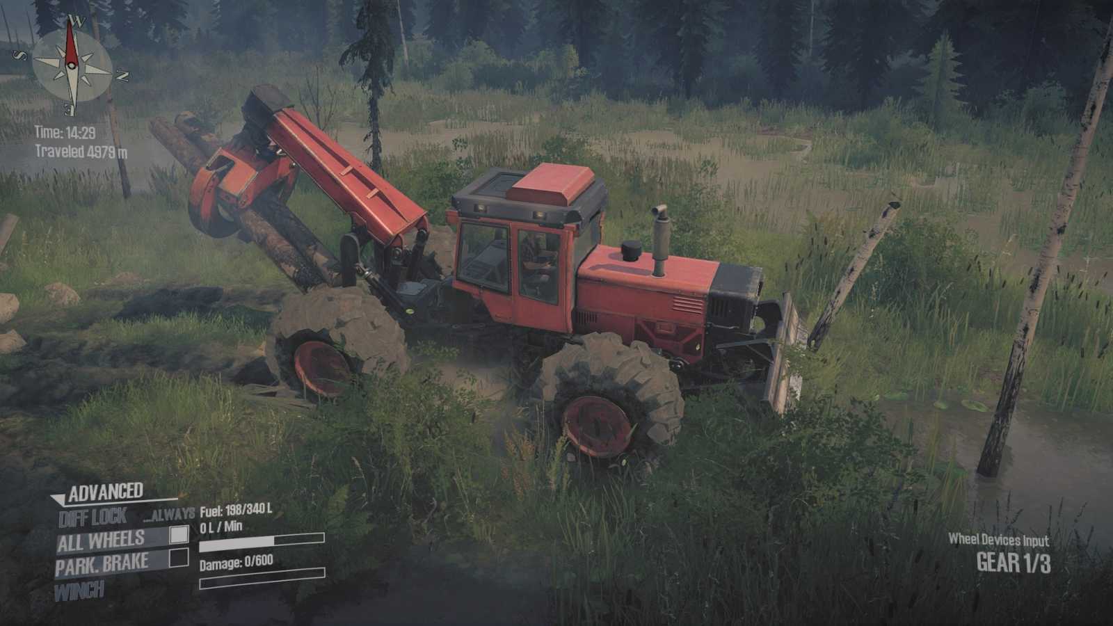 Spintires: Mudrunner – American Wilds – bahno made in USA 