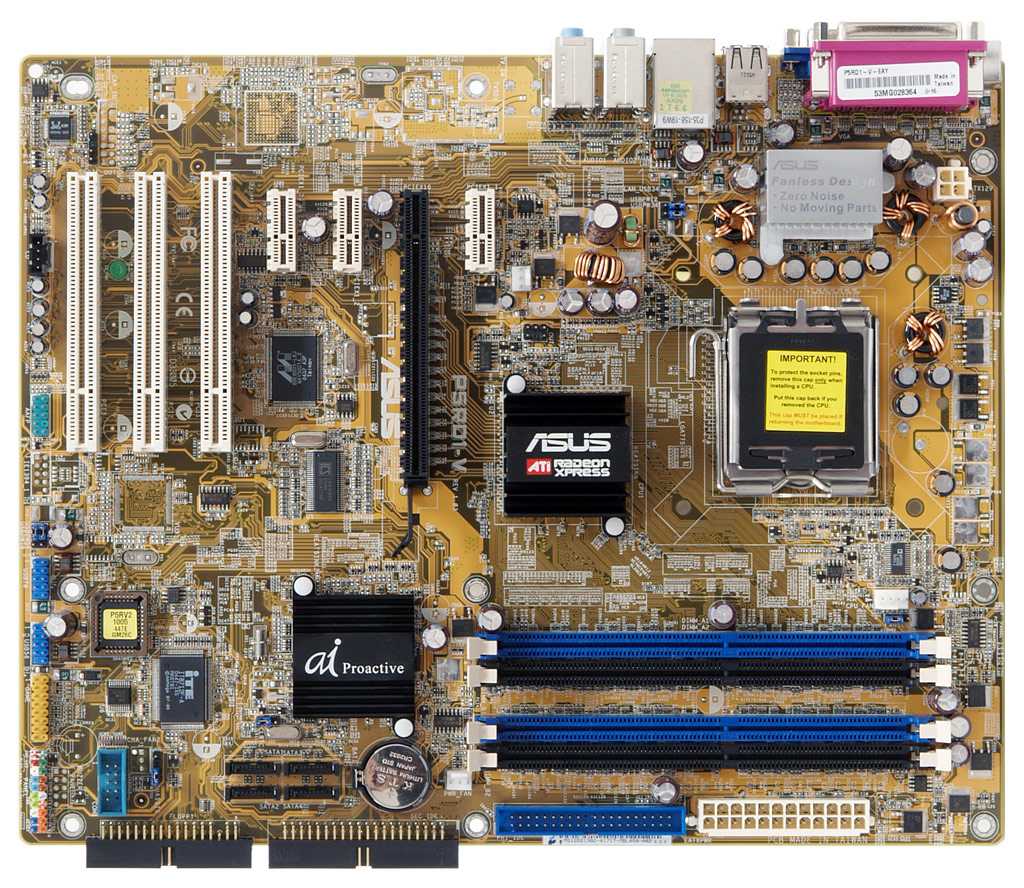 Asus P5RD1-V aneb základ s ATi Radeon Xpress 200 pro procesory Intelu (LGA775)