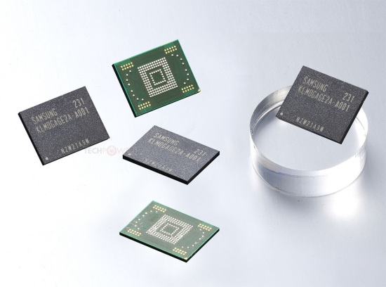  Samsung začal se sériovou výrobou 128GB eMMC čipů