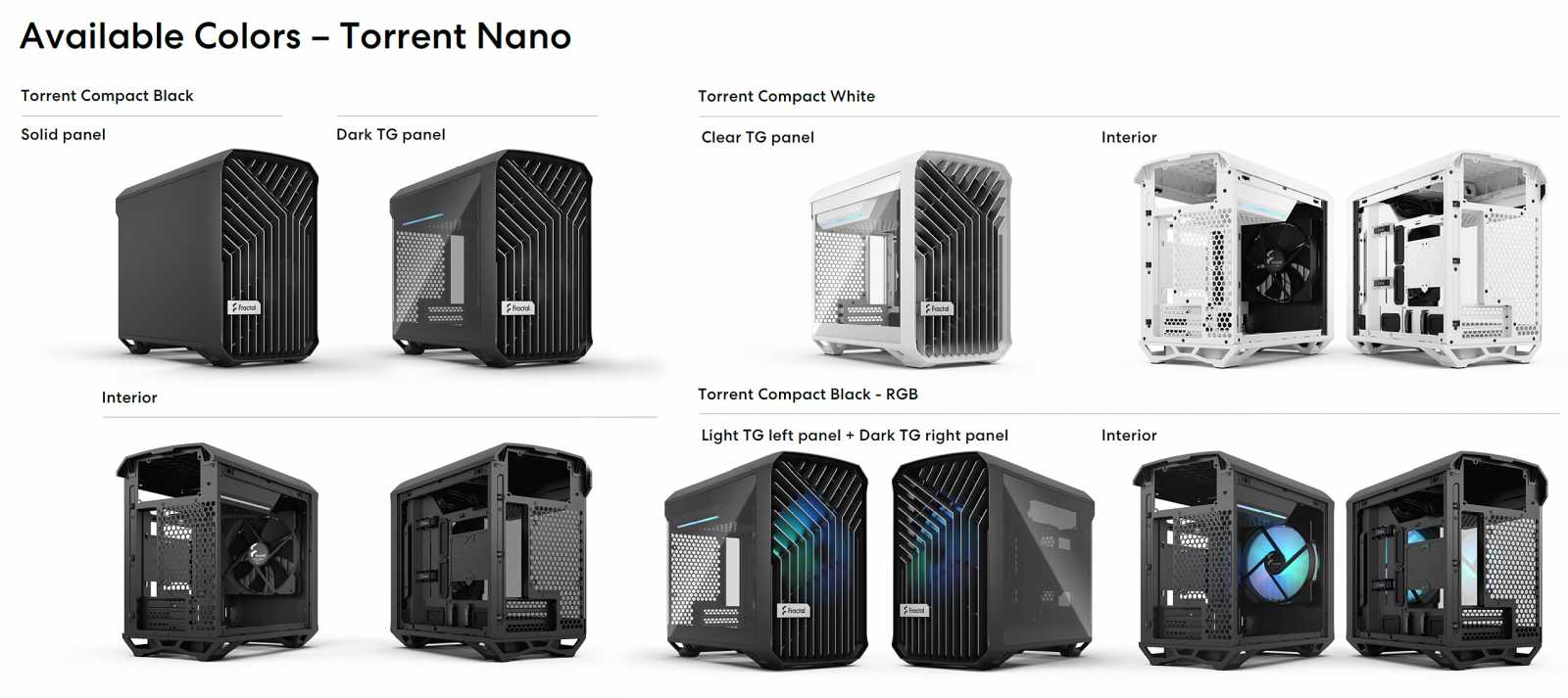 Test skříní Fractal Design Torrent Compact a Nano - designové skvosty v menším provedení