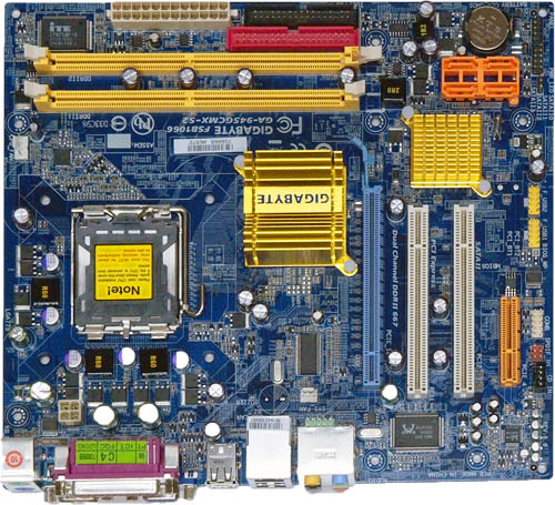 Gigabyte GA-945GCMX-S2 s grafickým čipem Intel GMA 950