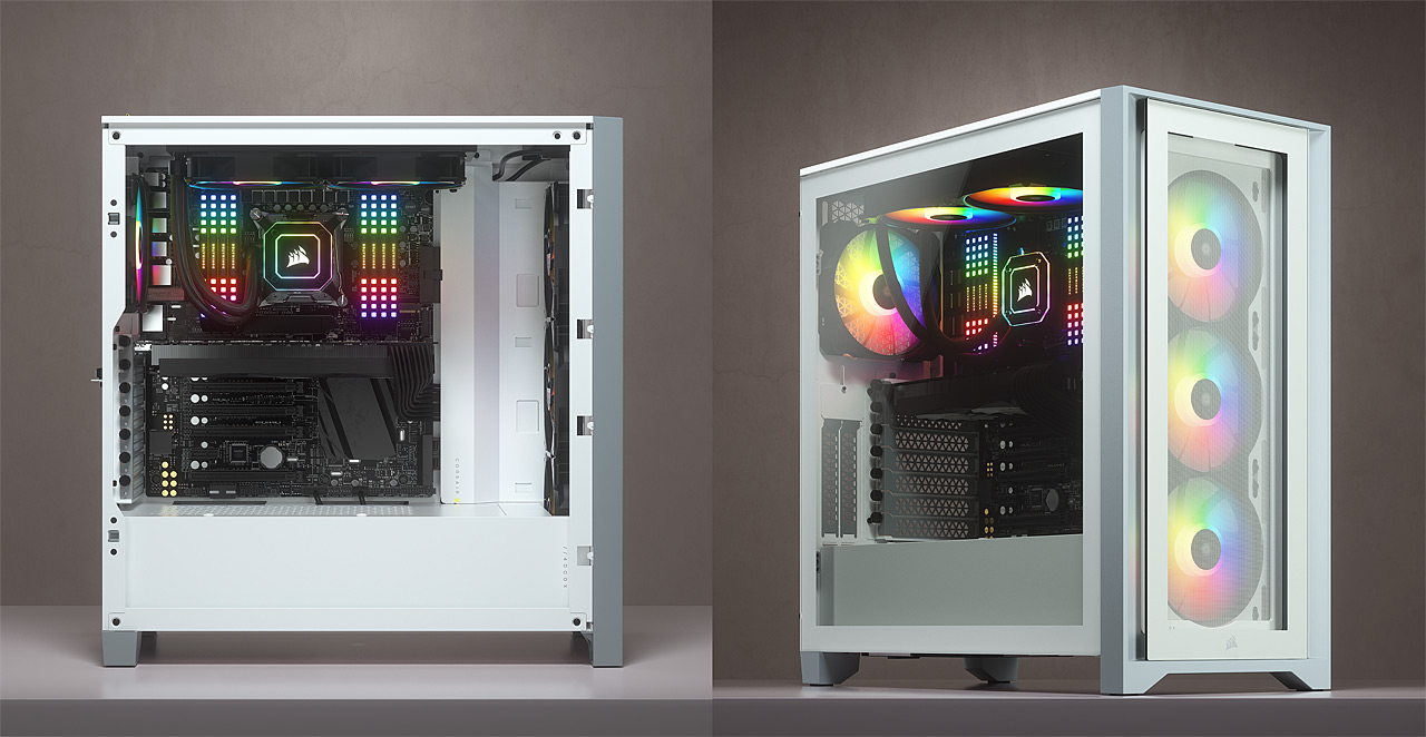 Skříně Corsair 4000D AIRFLOW a iCUE 4000X RGB v testu