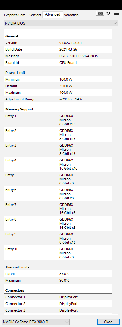 Test Nvidia GeForce RTX 3080 Ti Founders Edition