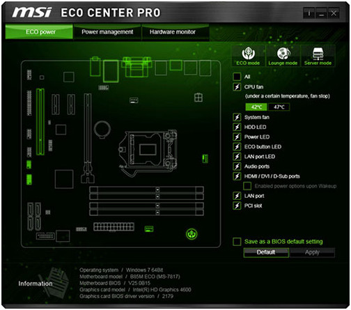 MSI představuje trojici základních desek z nové série ECO