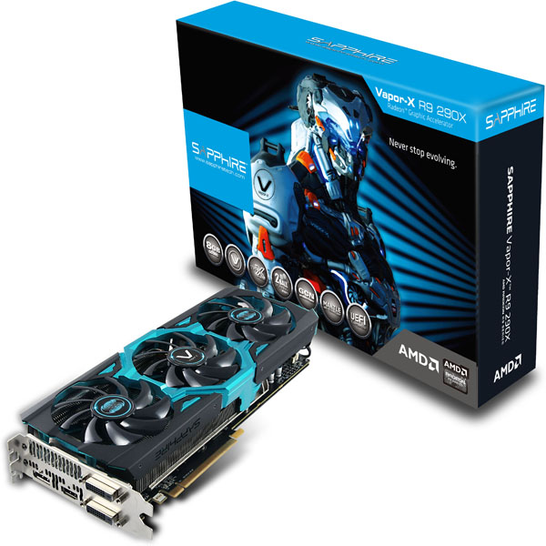 Sapphire odstartoval prodej grafické karty Radeon R9 290X VaporX s 8 GB grafických pamětí