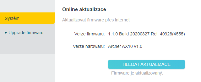 Snadná aktualizace - už po aktualizaci