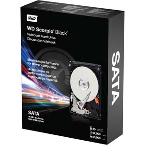 Western Digital vydal rychlý 500GB HDD Scorpio Black